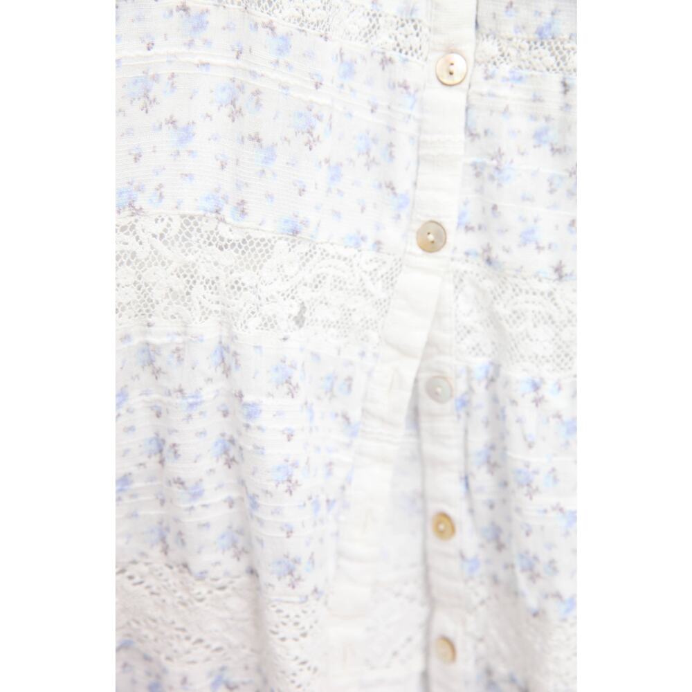 LoveShackFancy Tamsin Dress - Blue Floral, Size 0 - Picture 8 of 8